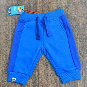 LEGO® Collection Newborn Baby Blue Track Jogger Pants NWT, Limited Edition